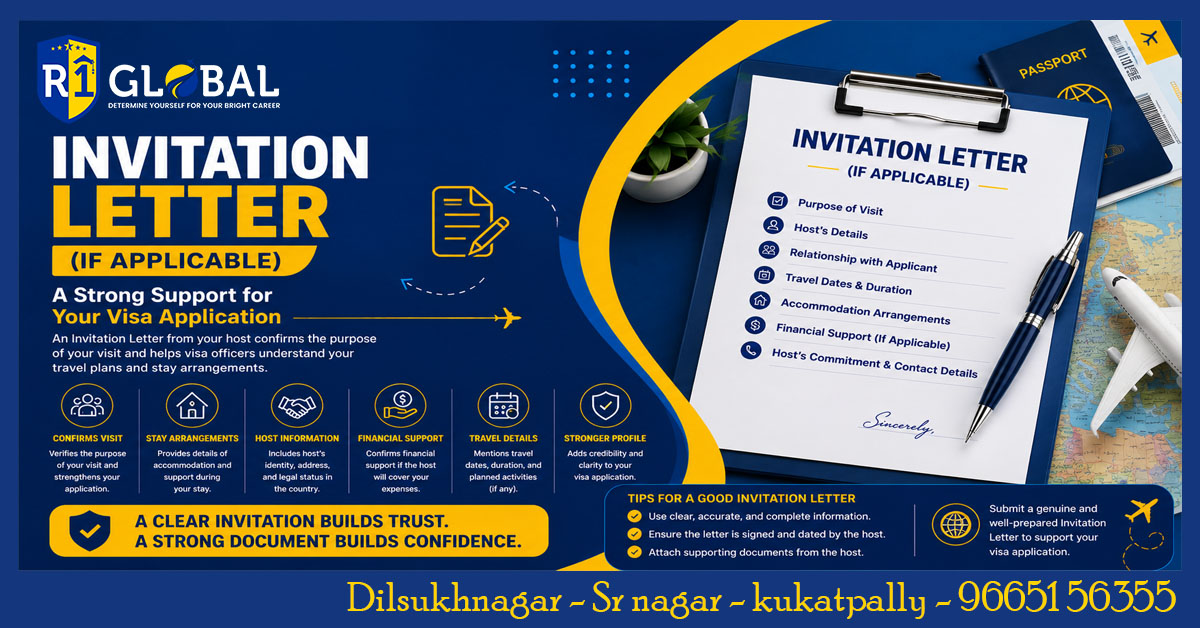 Invitation Letter For Visa Applications | Visitor Visa Supporting Document