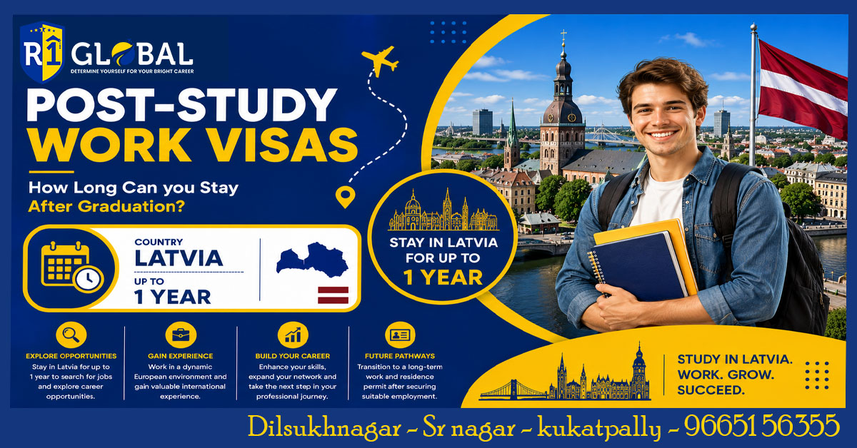 Latvia Post-study Work Visa | Stay In Latvia For Up To 1 Year After Graduation