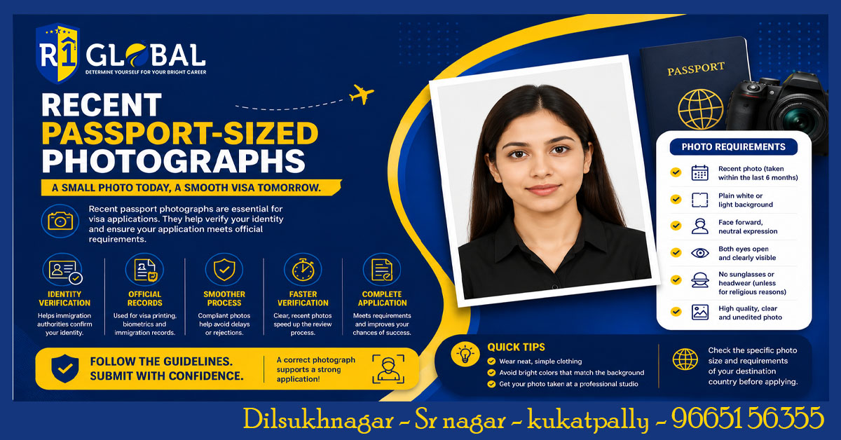 Recent Passport-sized Photographs For Visa Applications | Photo Guidelines & Requirements