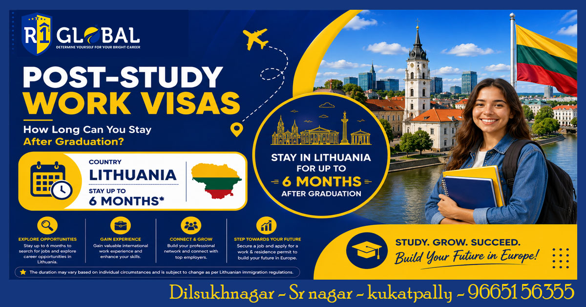 Lithuania Post-study Work Visa | Stay In Lithuania For Up To 6 Months