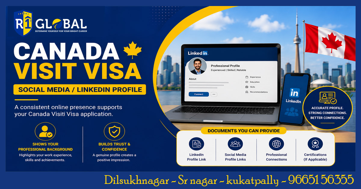 Canada Visit Visa – Social Media & Linkedin Profile Requirements