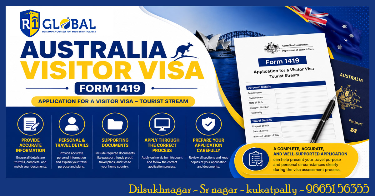 Australia Visitor Visa – Form 1419
