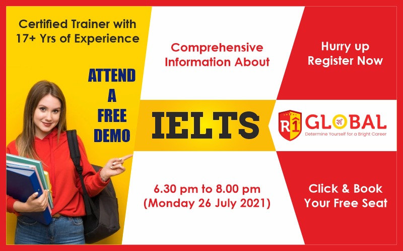 FREE REISTRATION LIVE DEMO : IELTS